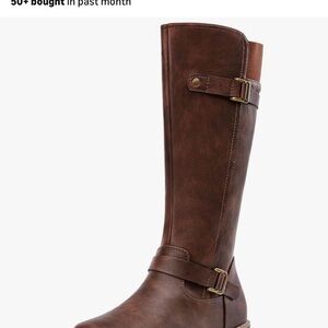 Elegant Brown Riding Boots
